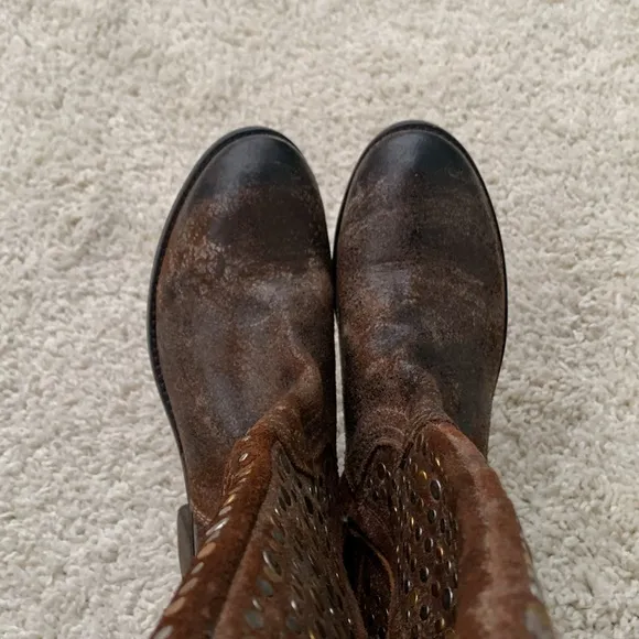Diba True studded boot Browns What to do