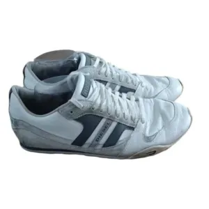 Diesel Gunner Y00326 PS264 H2109 Sneakers Mens US 10 White Leather Lace Up Shoes