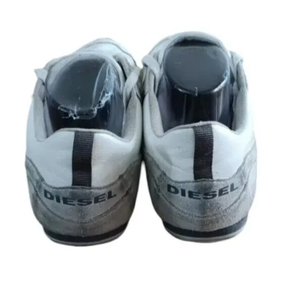 Diesel Gunner Y00326 PS264 H2109 Sneakers Mens US 10 White Leather Lace Up Shoes