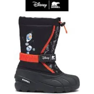 Disney x Sorel Frozen Olaf insulated winter boots black size 1