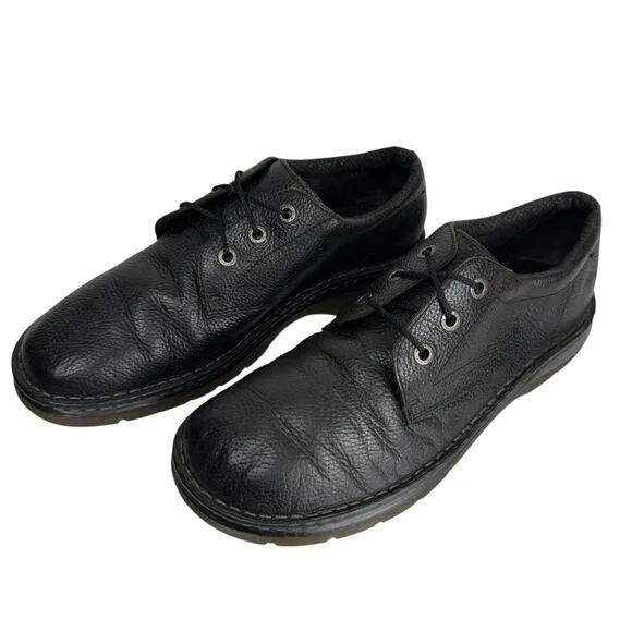 Dr. Doc Martens Ordell Comfort Shoes Black Leather Lace Up Oxford Shoes Size 12