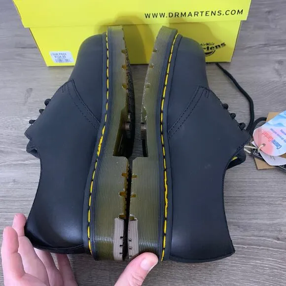 Dr Martens 1461 Slip Resistant Leather Oxford Shoes Black Industrial Full Grain