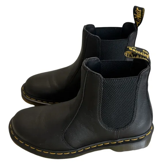 Dr. Martens Black Leather Chelsea Boots