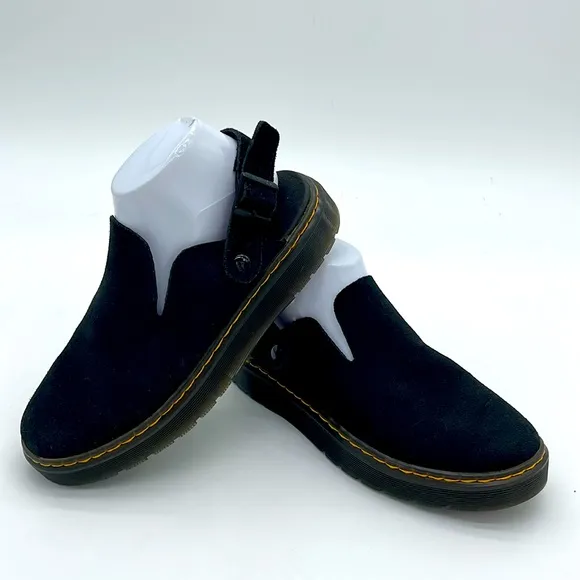Dr. Martens Carlson Slingback Mules 27410001 Black Mens Size 8 Womens Size 9