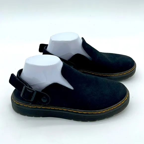 Dr. Martens Carlson Slingback Mules 27410001 Black Mens Size 8 Womens Size 9