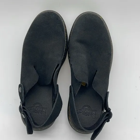 Dr. Martens Carlson Slingback Mules 27410001 Black Mens Size 8 Womens Size 9