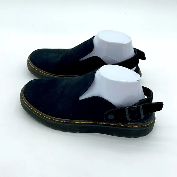 Dr. Martens Carlson Slingback Mules 27410001 Black Mens Size 8 Womens Size 9