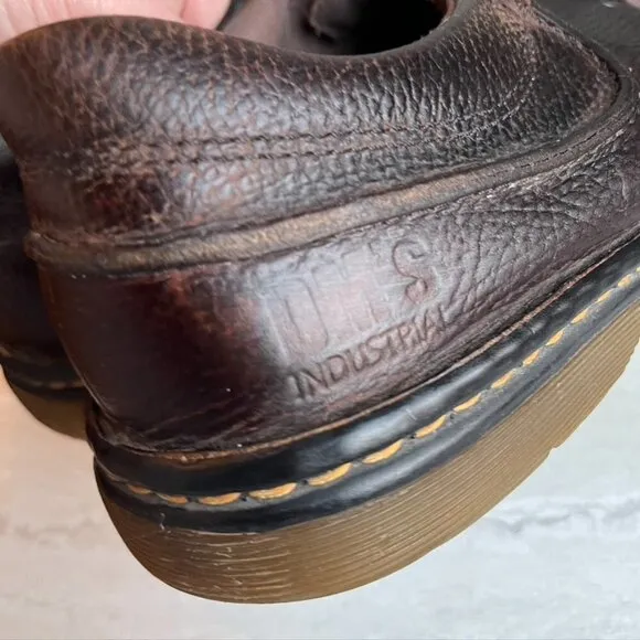 Dr. Martens Industrial Hampshire Shoes boots dark brown Size 12