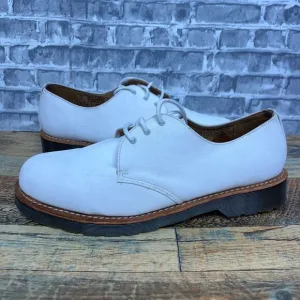 Dr Martens Lester‎ White Canvas Lace Up Oxford Shoes Mens Size 14