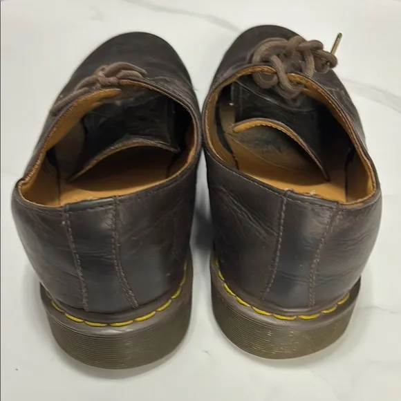 Dr. Martens Men's Black Leather Shoes