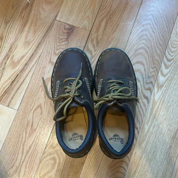 Dr. Martens Men's Brown Leather Shoes