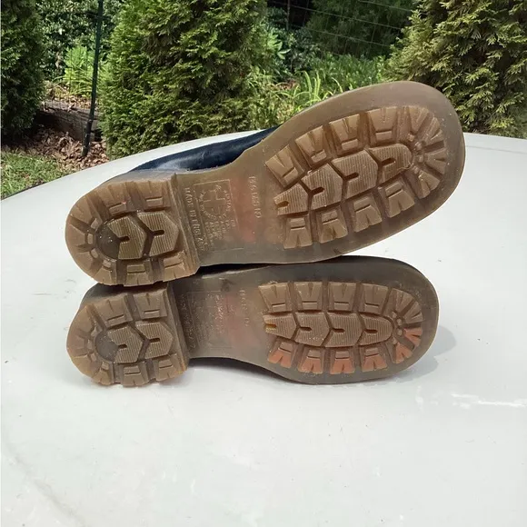 Dr Martens Vintage 90’s England Made Blue &amp; Green Mary Jane Chunky Shoes…
