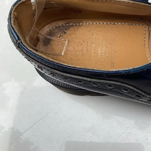 Dr Martens Vintage 90’s England Made Blue &amp; Green Mary Jane Chunky Shoes…
