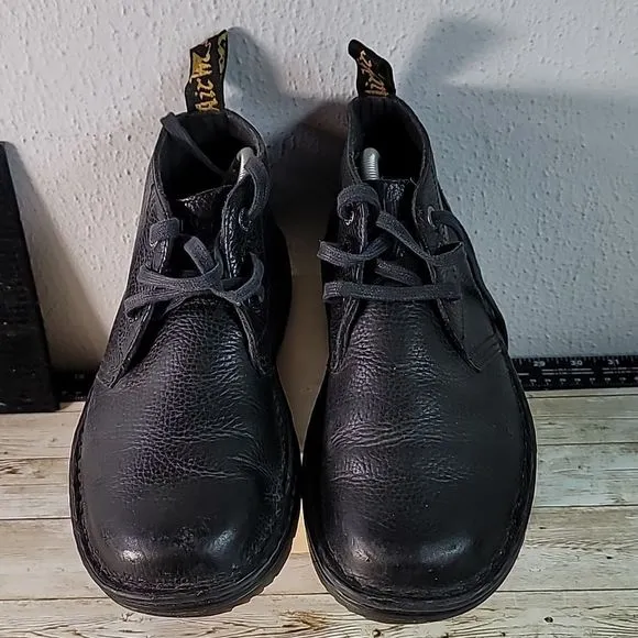 Dr. Martens Industrial SUSSEX Black Leather 3i Chukka Work Boots W9‎ M8 UK 7