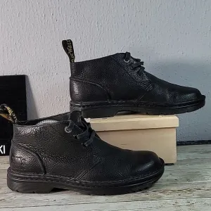 Dr. Martens Industrial SUSSEX Black Leather 3i Chukka Work Boots W9‎ M8 UK 7