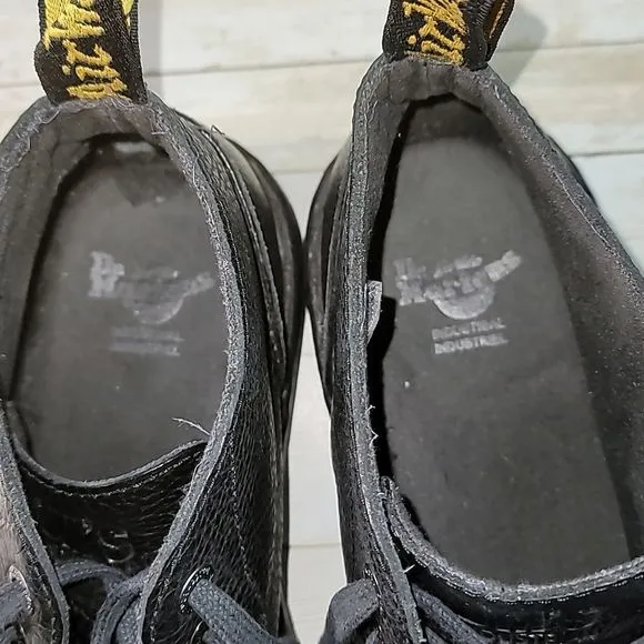Dr. Martens Industrial SUSSEX Black Leather 3i Chukka Work Boots W9‎ M8 UK 7