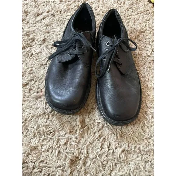 Dr Martens Shoes Hampshire Mens 11 Black Leather Industrial Oxfords