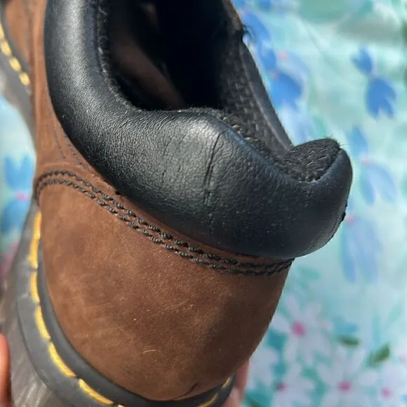 Dr. Martens Industrial Slip Resistant Leather Lace Up Shoes