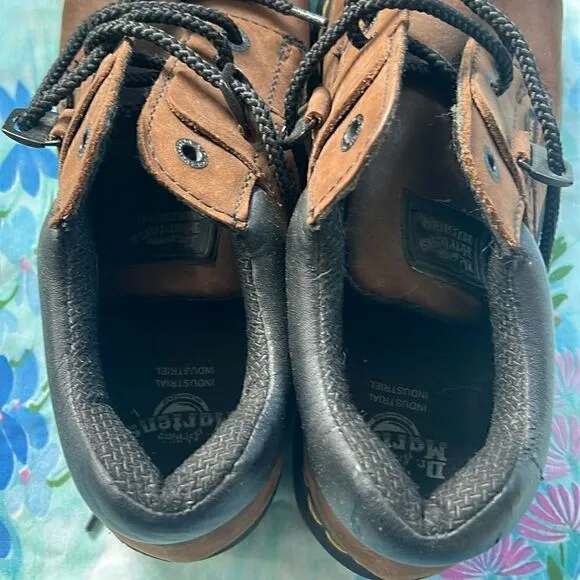 Dr. Martens Industrial Slip Resistant Leather Lace Up Shoes