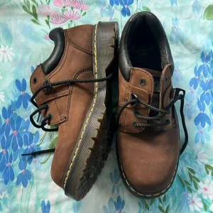 Dr. Martens Industrial Slip Resistant Leather Lace Up Shoes