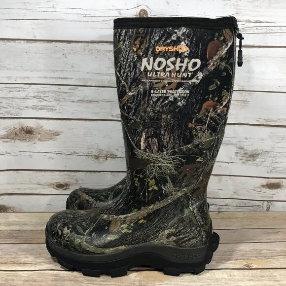 DRYSHOD Nosho Ultra Hunt Waterproof All Conditions Boots Womens Size 7/7.5