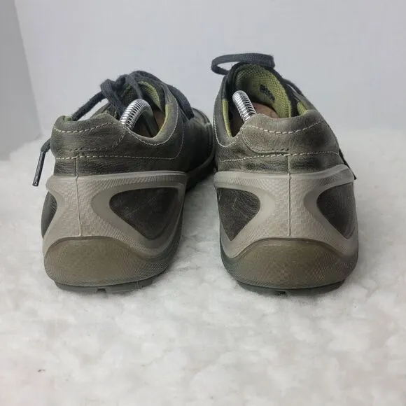 ECCO Biom Grip II Mens Size 11 US 44 EUR Outdoor Active Wear Shoes Olive Leather