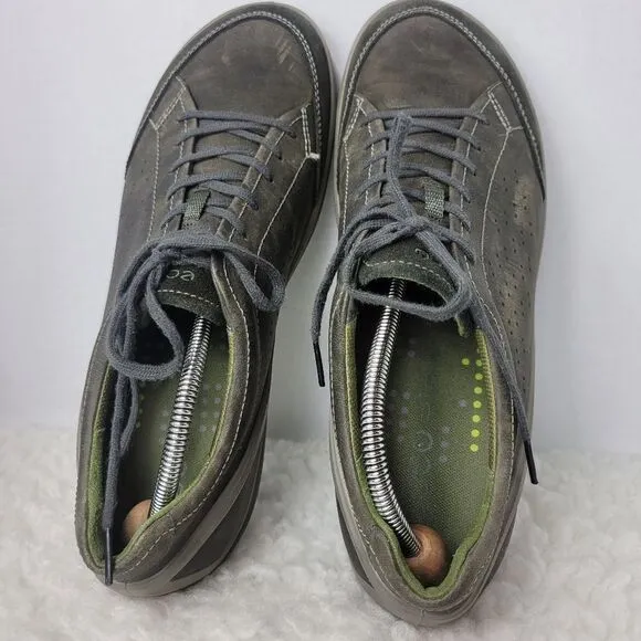 ECCO Biom Grip II Mens Size 11 US 44 EUR Outdoor Active Wear Shoes Olive Leather