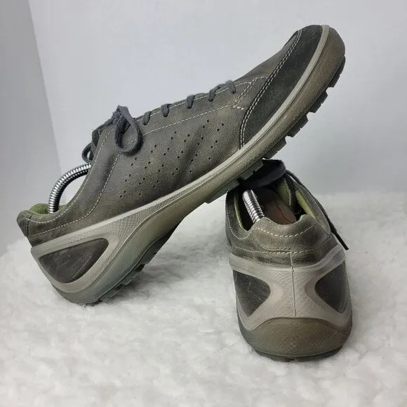 ECCO Biom Grip II Mens Size 11 US 44 EUR Outdoor Active Wear Shoes Olive Leather