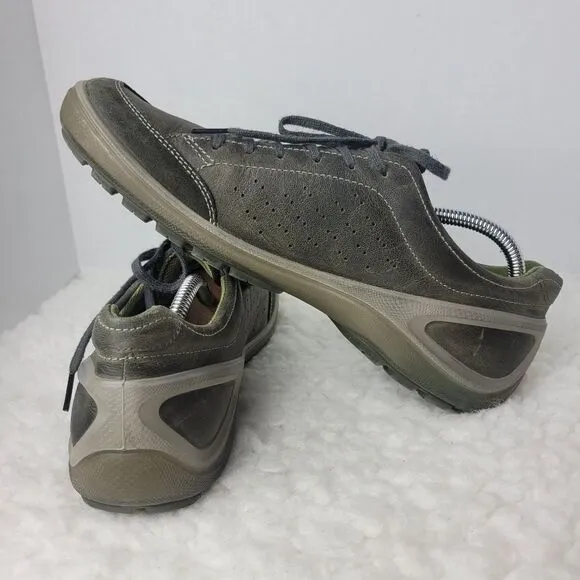 ECCO Biom Grip II Mens Size 11 US 44 EUR Outdoor Active Wear Shoes Olive Leather