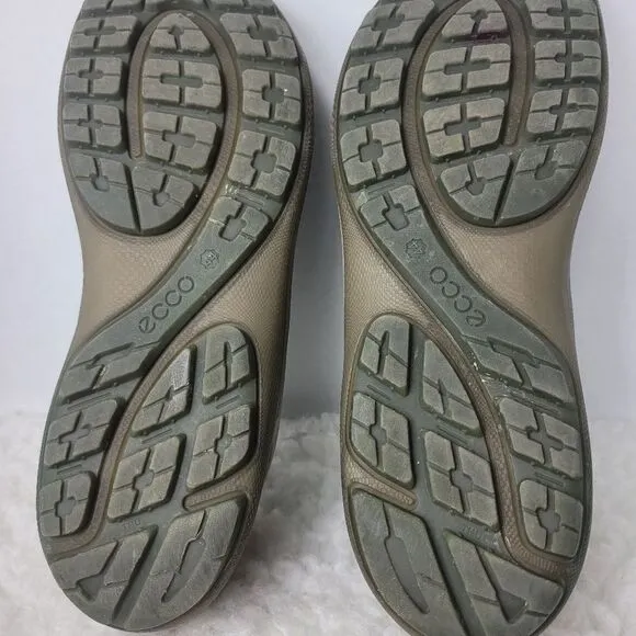ECCO Biom Grip II Mens Size 11 US 44 EUR Outdoor Active Wear Shoes Olive Leather