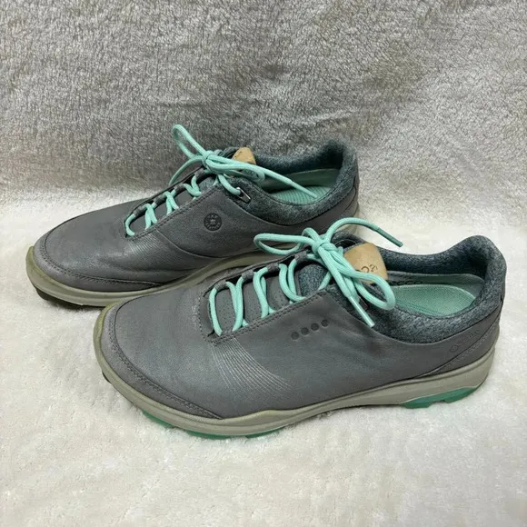 Ecco BIOM Hybrid 3 GTX Spikeless Golf Shoes Womens US 7 EU 38 Goretex Grey