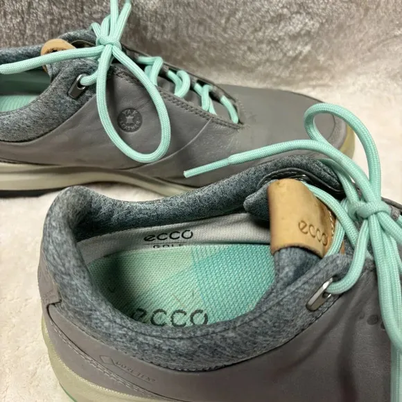 Ecco BIOM Hybrid 3 GTX Spikeless Golf Shoes Womens US 7 EU 38 Goretex Grey