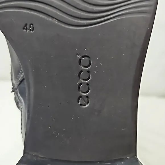 ECCO Hobart Womens Black High Riding Boots Size 9/9.5 (40)
