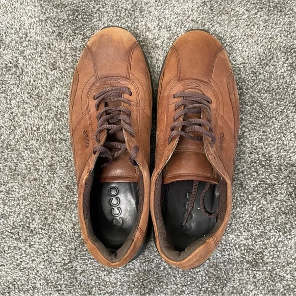 Ecco Howell Comfort Shoes Men's EU 43 / US 9 - 9.5 Sneakers Brown Nubuck Leather