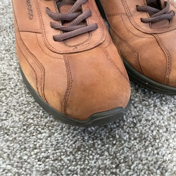 Ecco Howell Comfort Shoes Men's EU 43 / US 9 - 9.5 Sneakers Brown Nubuck Leather