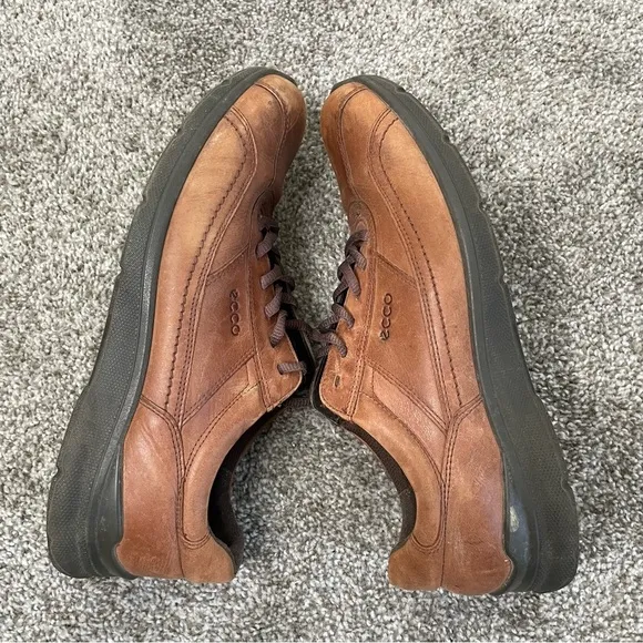 Ecco Howell Comfort Shoes Men's EU 43 / US 9 - 9.5 Sneakers Brown Nubuck Leather
