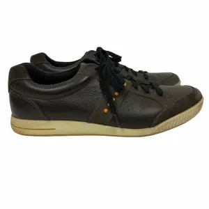 Ecco Men's Street Premiere Brown Leather Shoes Sneakers EU 46 US 12-12.5