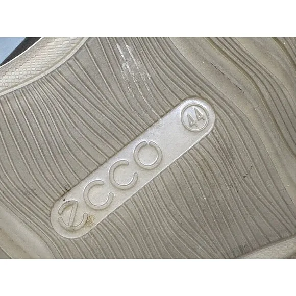 ECCO Men's Trainers Comfort Dress Shoes Size EU 44 US 10-10.5 Leather Gray