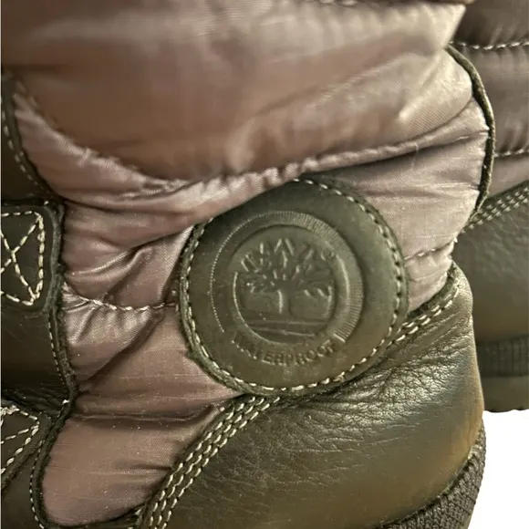 EUC Timberland Snow Boots Leather Size 8.5
