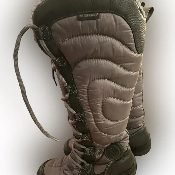 EUC Timberland Snow Boots Leather Size 8.5