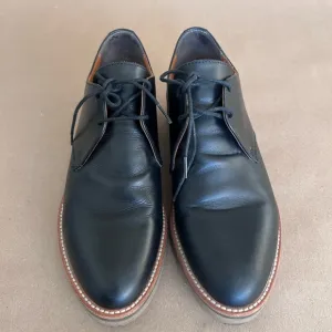 Everlane Black Genuine Leather Lace up Oxford Comfort Shoes Women’s Size US 8