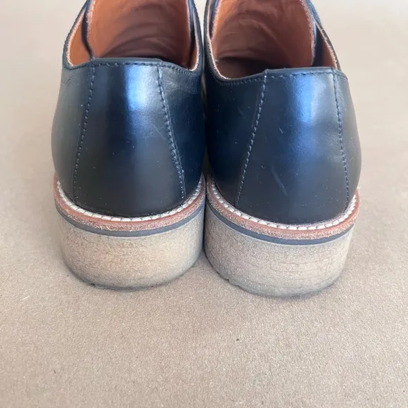 Everlane Black Genuine Leather Lace up Oxford Comfort Shoes Women’s Size US 8