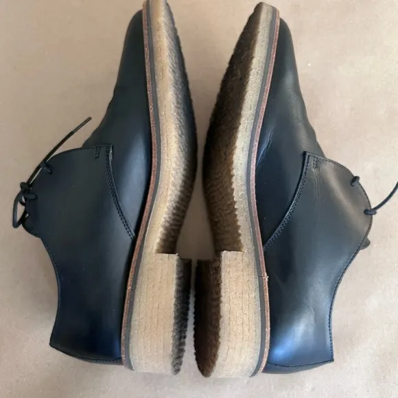 Everlane Black Genuine Leather Lace up Oxford Comfort Shoes Women’s Size US 8