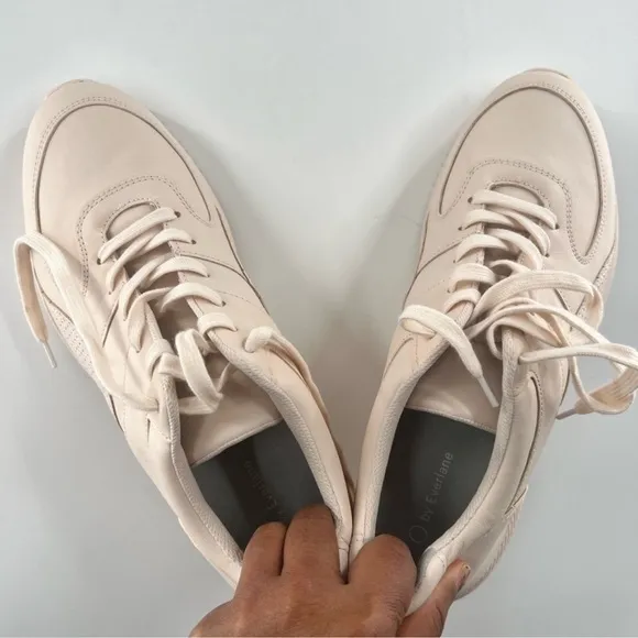 Everlane men’s tread the trainer sneakers shoes pink 12.5
