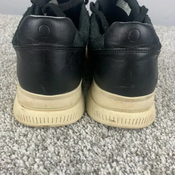 Everlane The Trainer Leather Sneakers Womens Size 11 Black Athletic Shoes