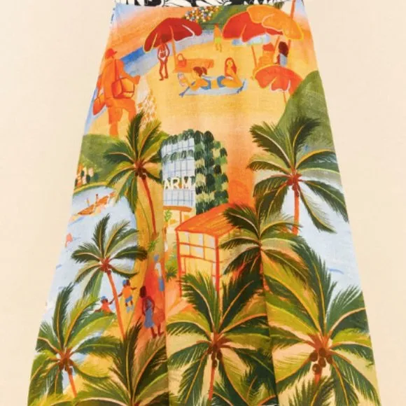 Farm Rio Carioca Midi Skirt - Size XL (NWT)