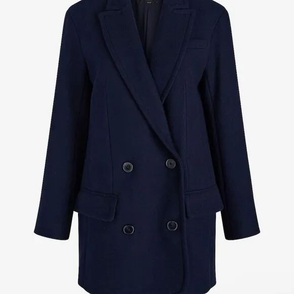 Faux Wool Double Breasted Oversized Coat express NWT women’s size Large