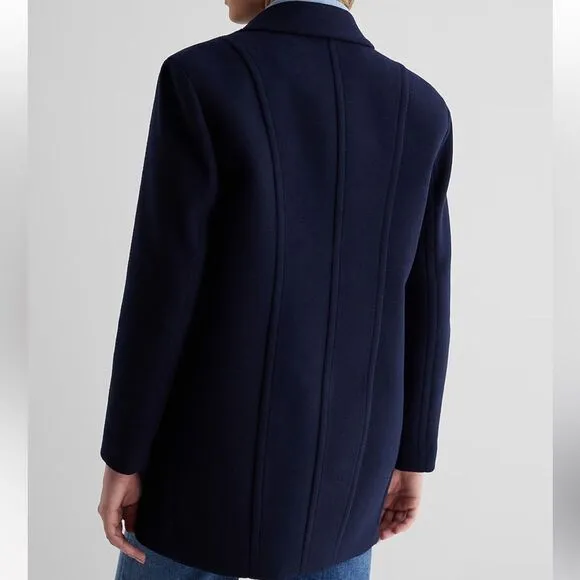 Faux Wool Double Breasted Oversized Coat express NWT women’s size Large