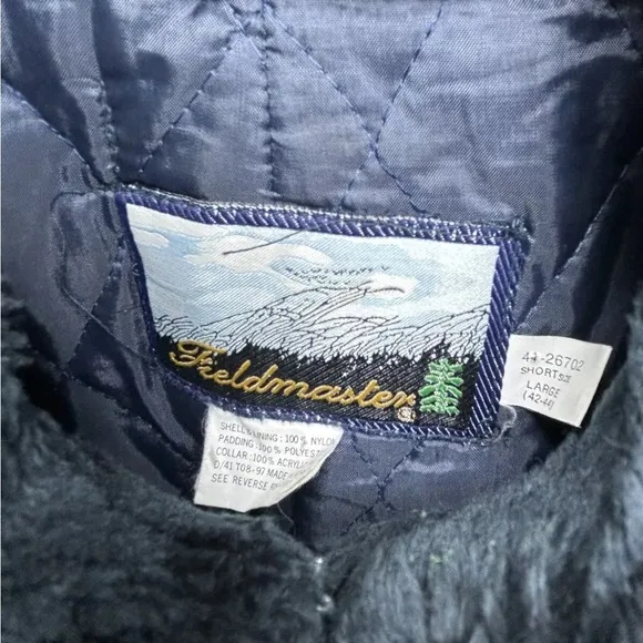 Fieldmaster Mens 1-Pc Snowsuit Snowmobile Winter Hunting -Size Large 42-44 Short