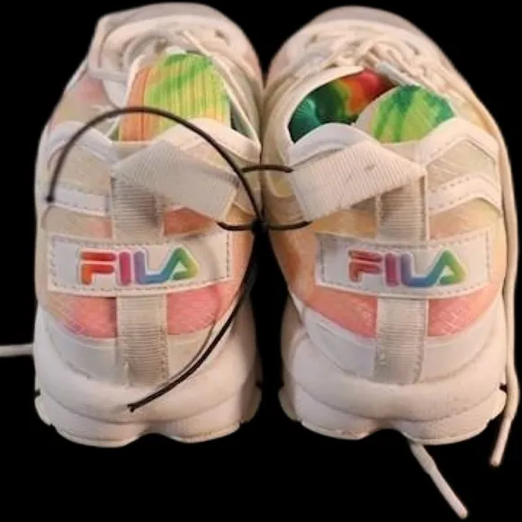 FILA Rainbow Comfort Sneaker Shoes Women SZ 7.5